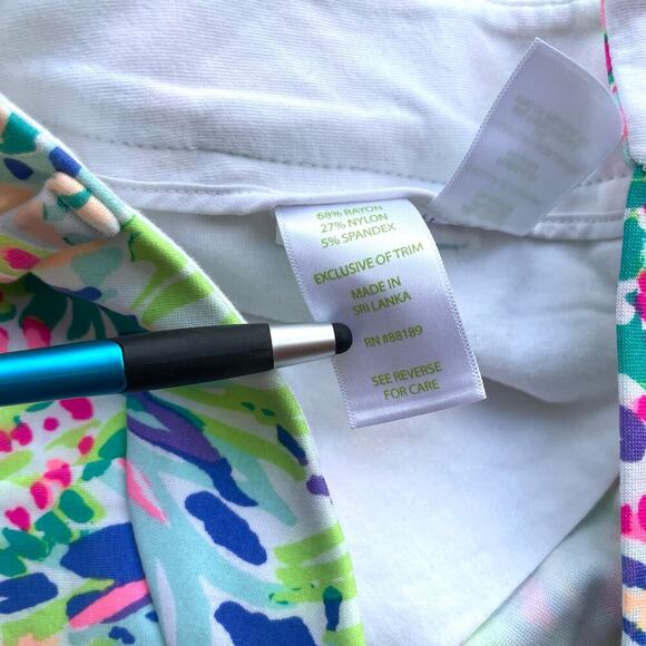 Lilly Pulitzer Callahan Shorts 4.5" Inseam Size 0 - Picture 8 of 9